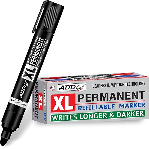 ADD Gel XL Permanent Marker Black