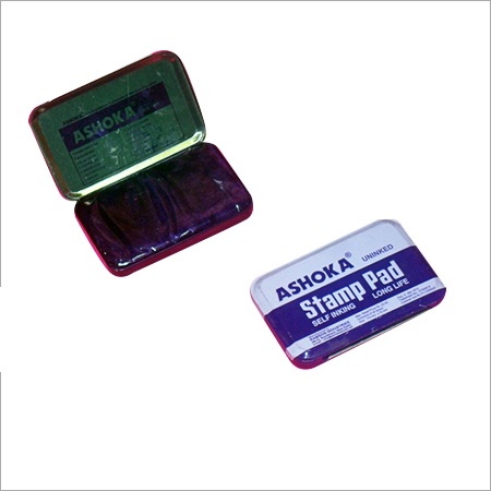 Ashoka Stamp Pad Metal Small 95x52 mm Voilet