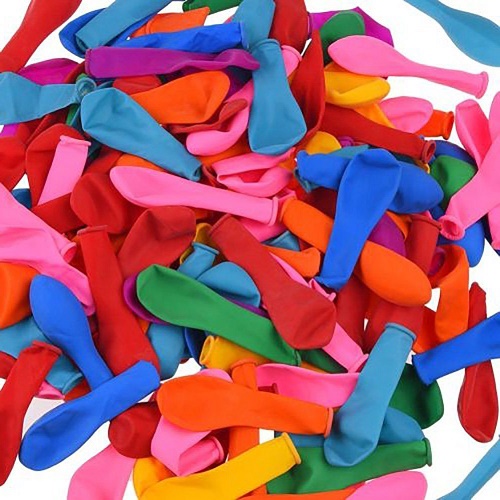 Balloons Rubber Large 50 pcs - Assorted Colors