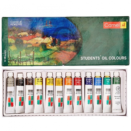 Camel Student Oil Color 9ml 12 shades