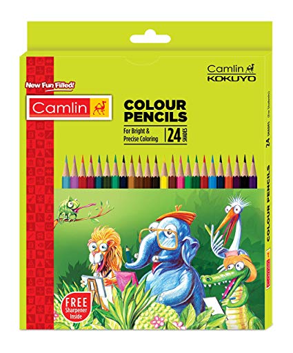 Camlin FullSize Color Pencils 24 shades