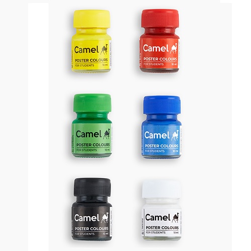 Camlin Student Poster Color 10ml Each (6 Shades)