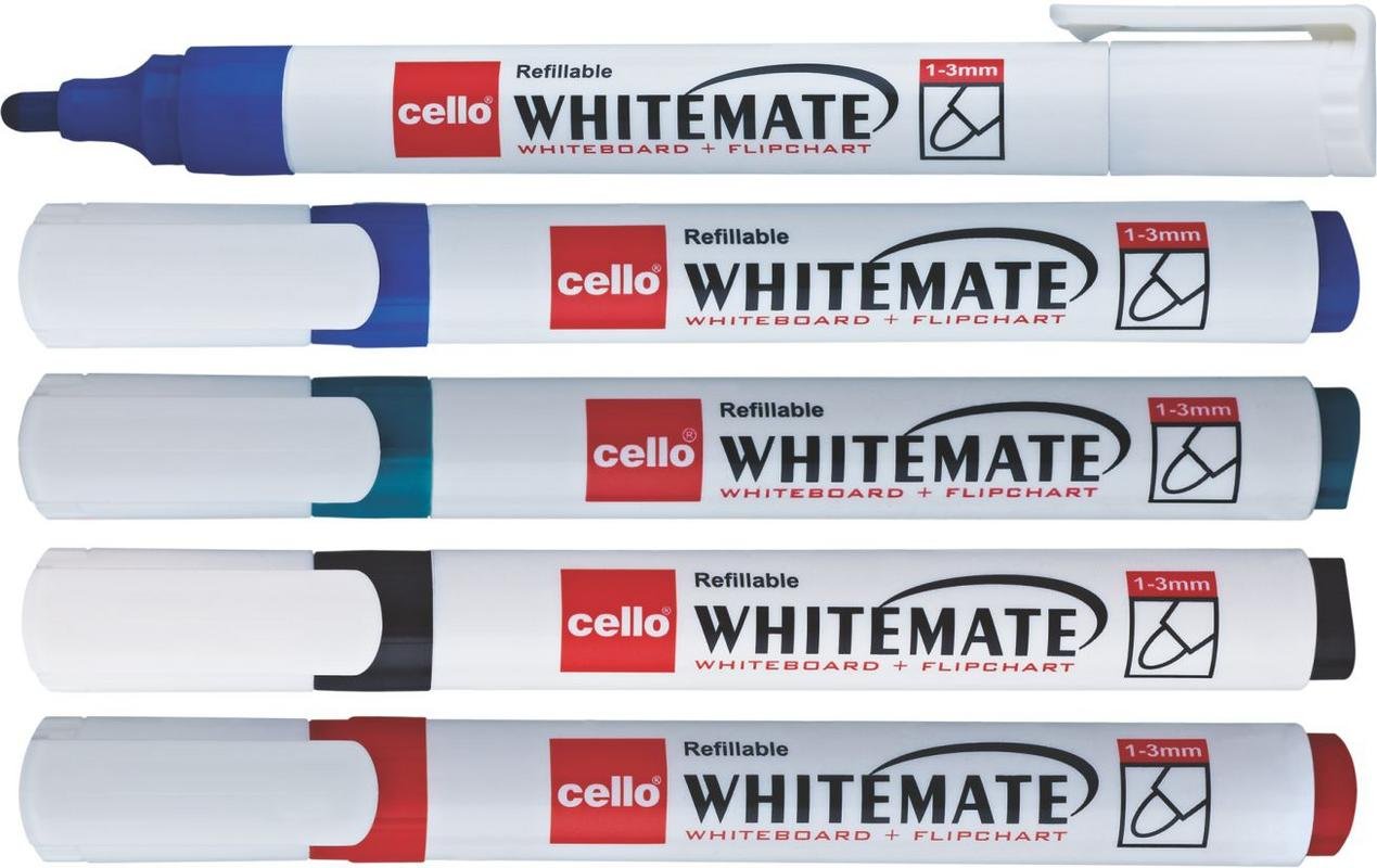 Cello Whitemate Board Marker Blue
