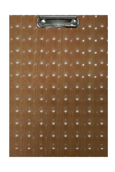 Clipboard Wooden Prelam 3D 95x135 mm