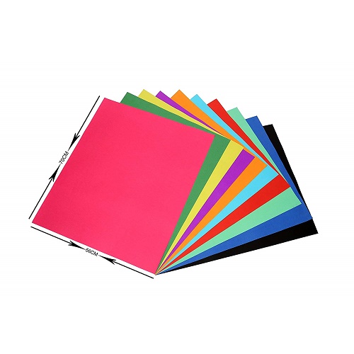 Color Paper Multi use Pastel Black (Pack of 5)