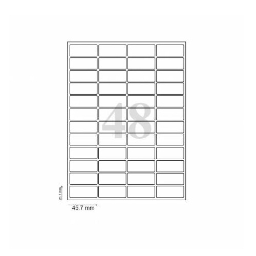Computer Label Sticker A4 ST-48 (100 sheets)