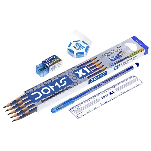 Doms X1 X-Tra Super Dark Pencil (Pack of 10)