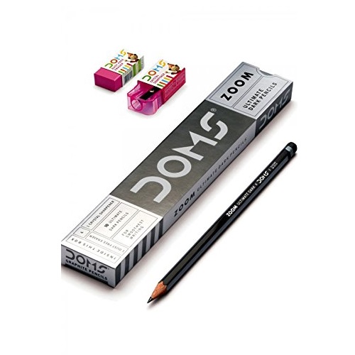 DOMS Zoom Ultimate Extra Dark Pencils