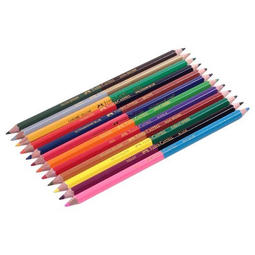 Faber Castell Bi Color Pencils 12 Pencils 24 Shades