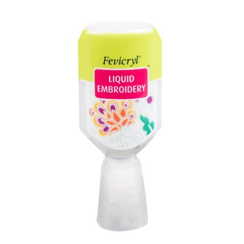 Fevicryl Liquid Embroidery Cone Liner - Glitter Rangoli 407