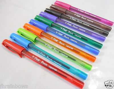 Flair Peach Color Ball Pen (Pack of 10)