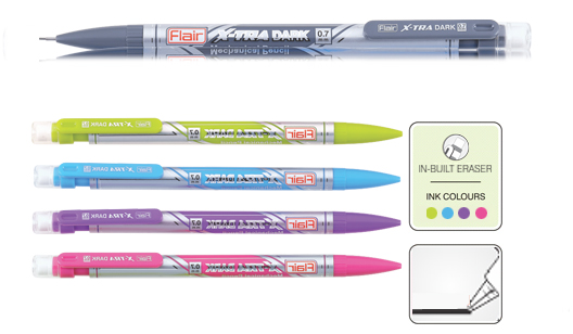 Flair Xtra Dark 0.7mm Mech Pencil