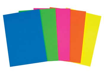 Lotus Fluroscent paper 50 sheets 5 Color