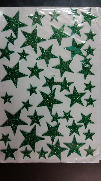 Glitter Foam Sticker Star