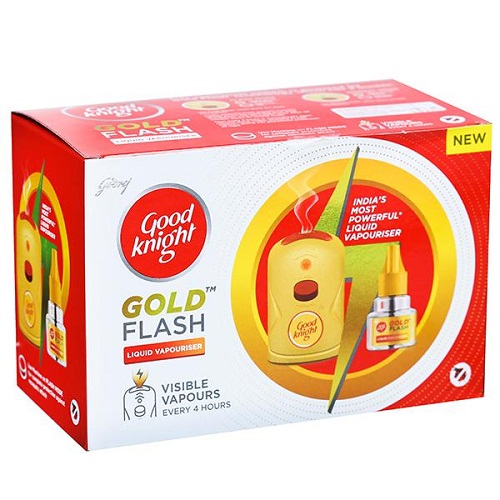 Good Knight Gold Flash Liquid, Combi Pack (Liquid+Machine)- 1Kit