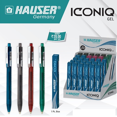 Hauser Iconiq Gel Pen Blue