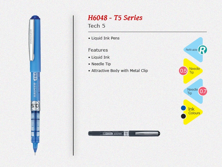 Hauser Tech 5 Liquid Ink Pen Voilet
