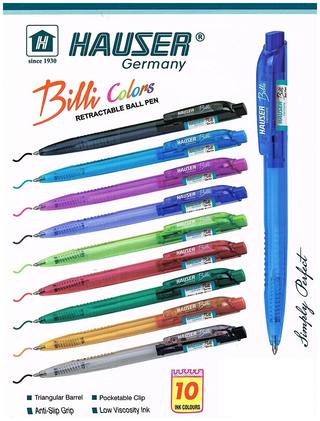 Hauser Billi Color Pens Set of 10