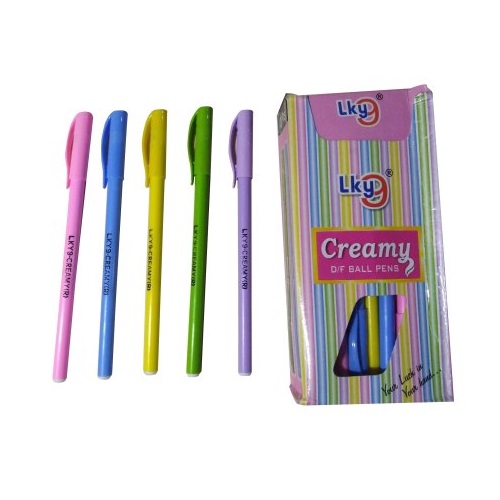 LKY9 Creamy DF Ball Pens Pack of 20 Blue