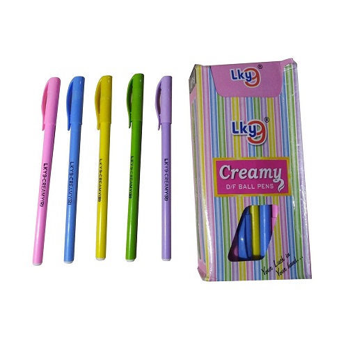 LKY9 Creamy DF Ball Pens Pack of 20 Blue