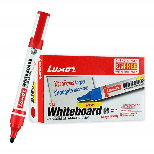 Luxor White Board Marker Red