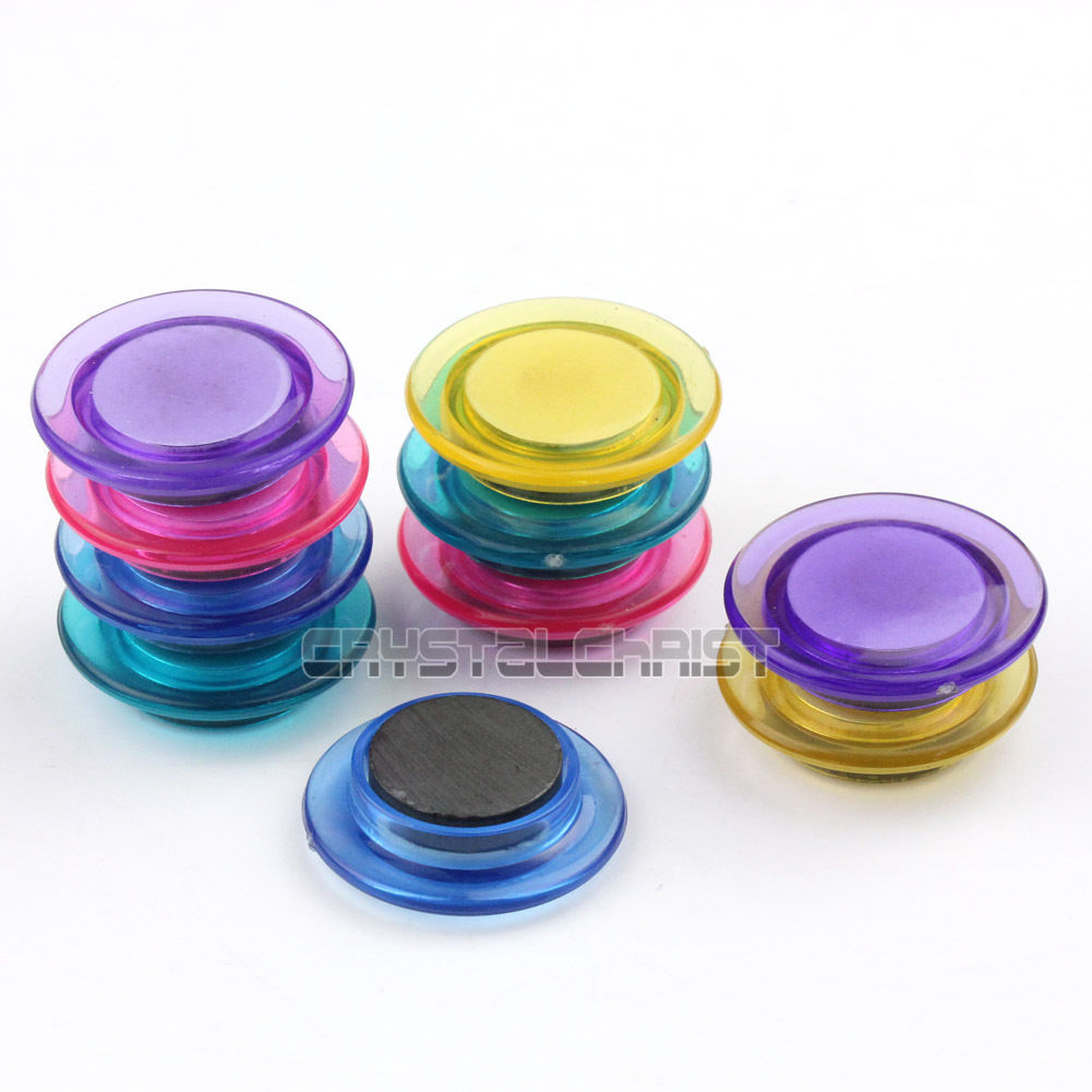 Magnetic Button Crystal 30mm 10 pcs