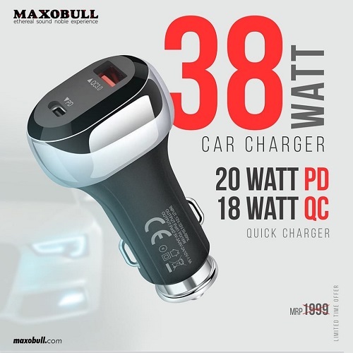 Maxobull Power CG181 20+18W Car Charger