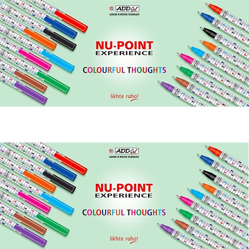 ADD Gel NU-Point Colour Pens (Pink)