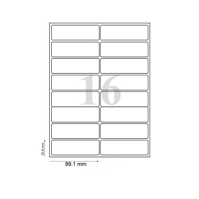 Computer Label Sticker A4 ST-1 (100 sheets)
