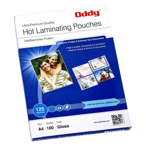 Oddy Lamination Pouch A4 125 Mic 100 Sheets