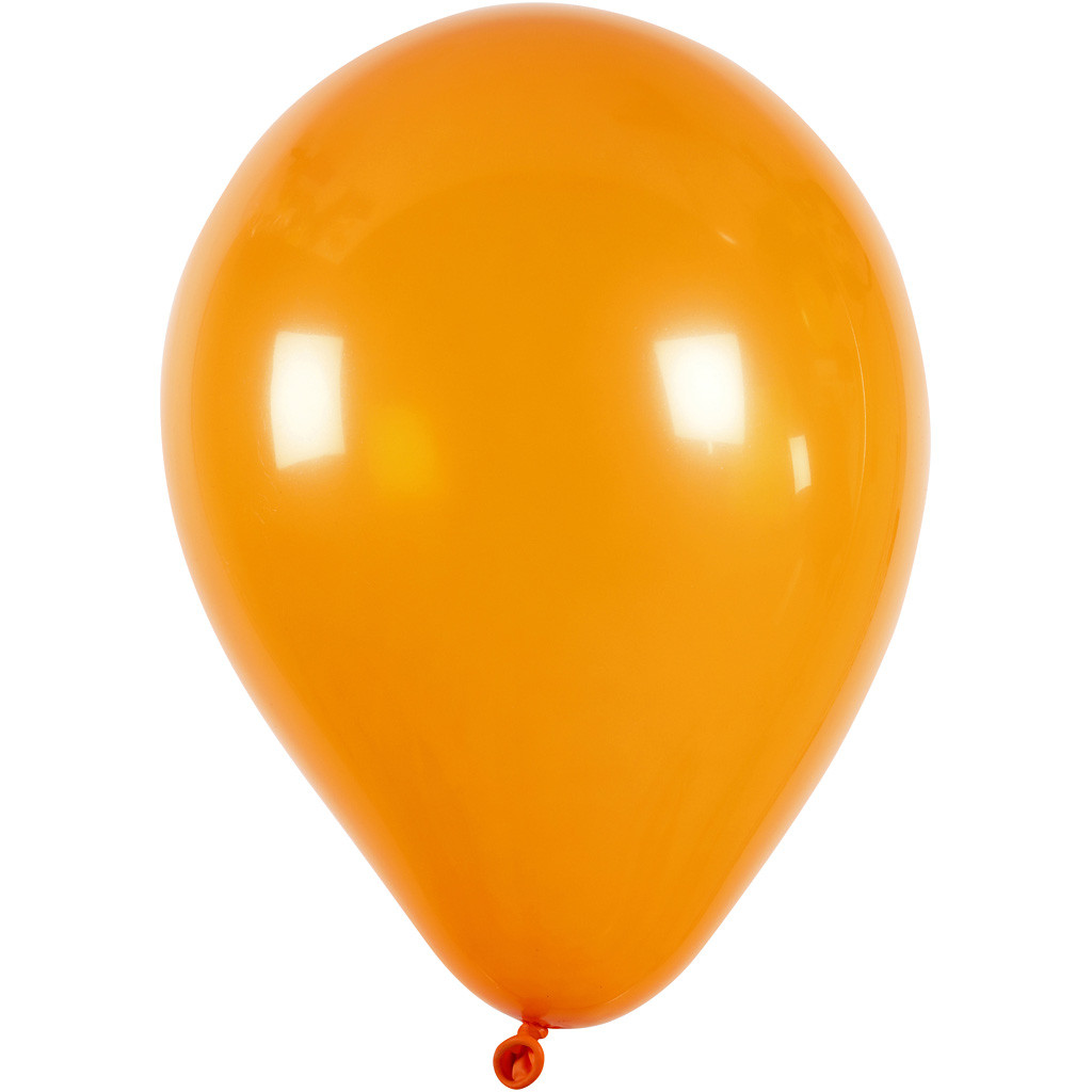 Balloons Rubber Large 50 pcs - Orange