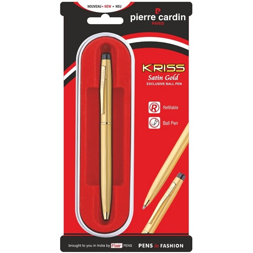 Pierre Cardin KRISS Satin Gold Ball Pen