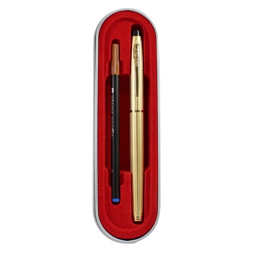 Pierre Cardin KRISS Satin Gold Exclusive Roller Pen