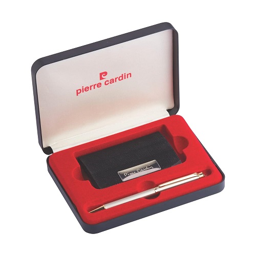 Pierre Cardin Jewel Tycoon Gift Set of Ball Pen & Card Holder