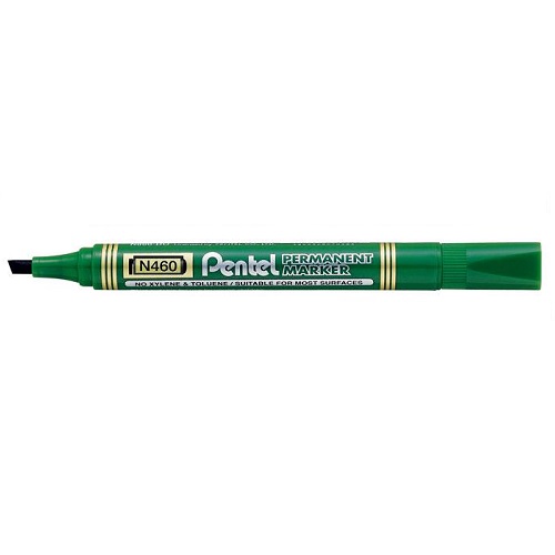 Pentel Permanent Marker Xtra Large N460 Chisel Tip Green