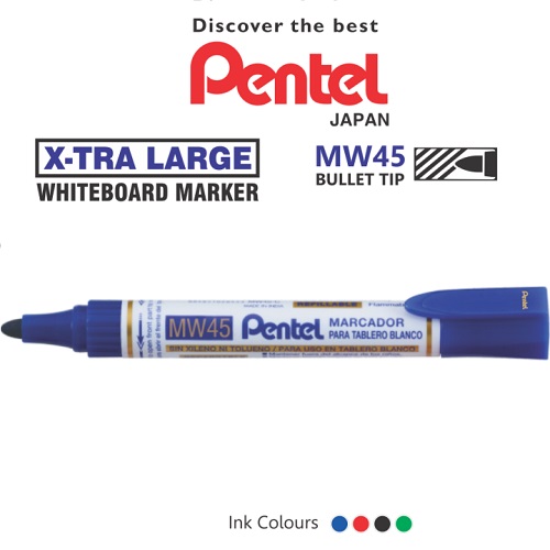 Pentel WhiteBoard Marker Xtra Large MW45 Blue