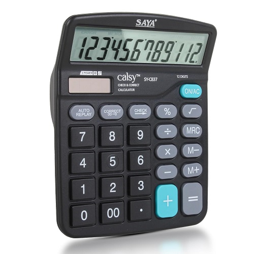 Saya SY-C837 Standard Desktop Calculator