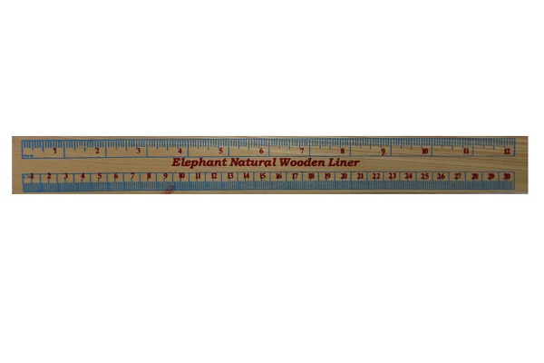 Wooden Ruler 30 cm