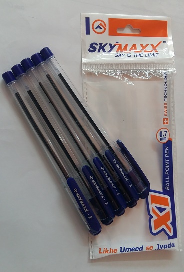 Skymaxx X1 0.7mm Ball Pen pack of 5