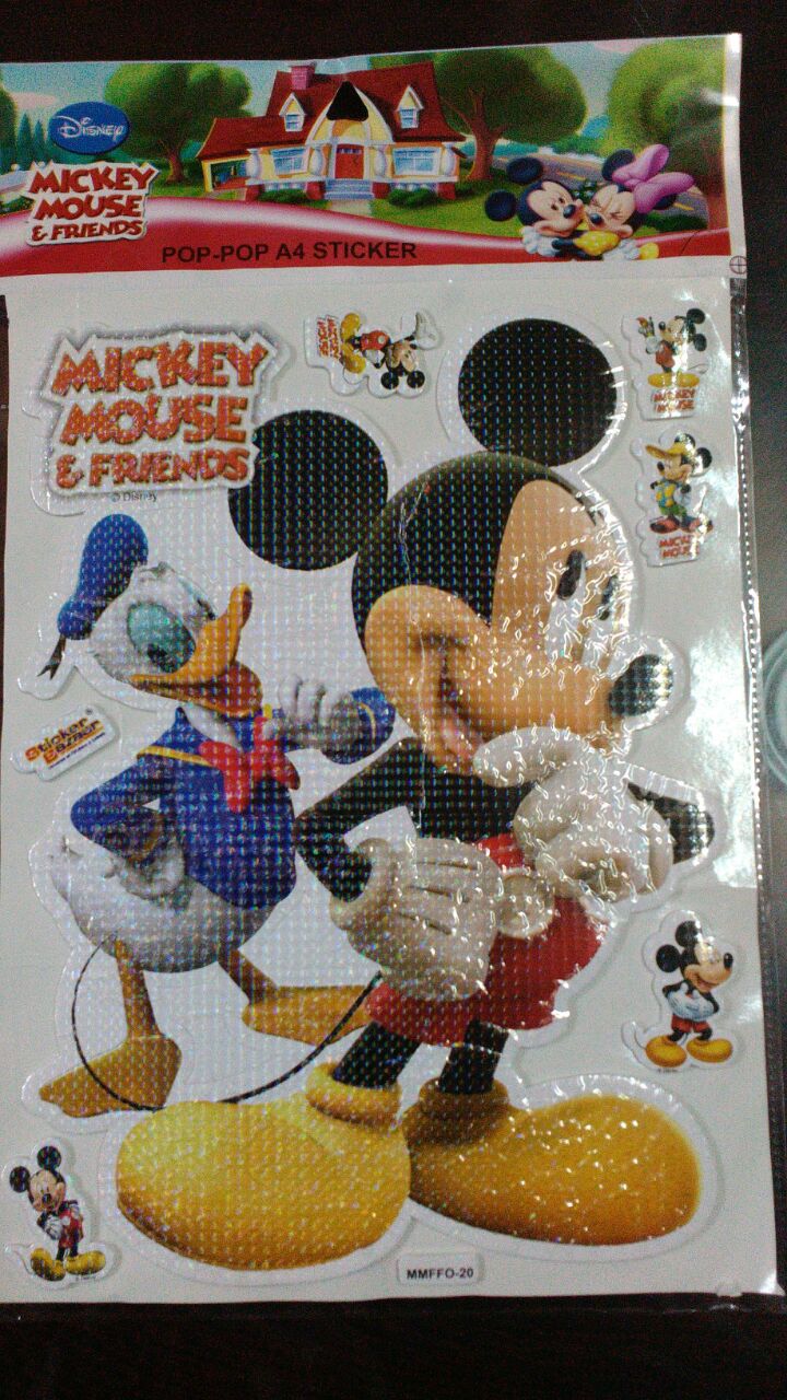 StickerBazaar Pop Pop A4 - Mickey