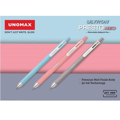 Unomax Ultron Presto Neo Ballpoint Pen Blue