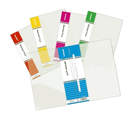 Benelux Report File FC Pack of 10 Assorted Colors (264)