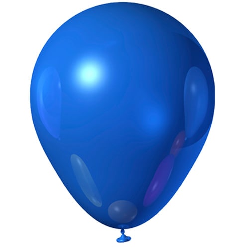 Balloons Rubber Large 50 pcs - Blue
