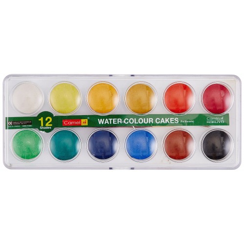 Camlin Water Color Cakes 12 Shades