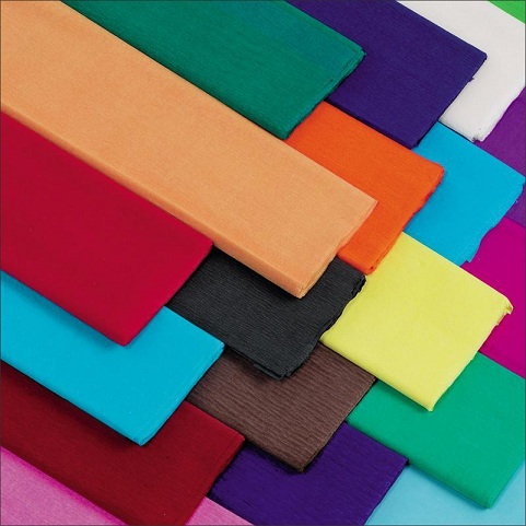 Crepe Paper - Assorted Colors Pack (10 Pcs)