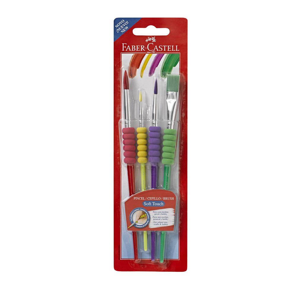 Faber Castell Soft Touch Brush Set 4