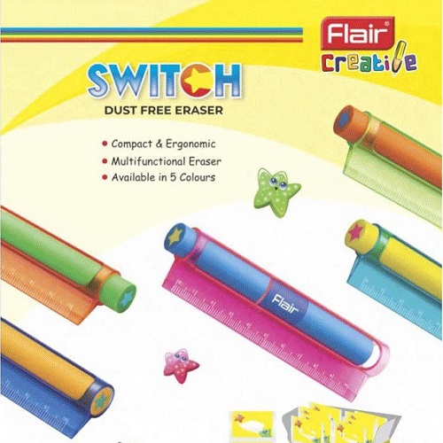 Flair Creative Switch Eraser (Pack of 5)