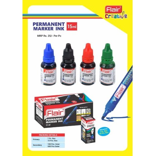 Flair Permanent Marker ink 15ml Blue