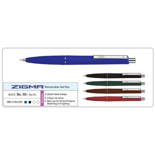 Flair Zigma Retractable Gel Pen