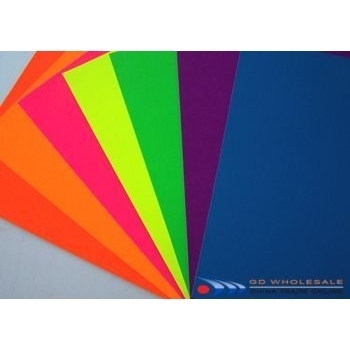 Fluorescent Sheet Lite Assorted Colors (Pack of 12)